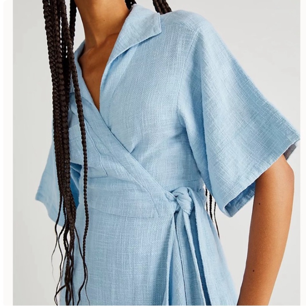 Free People Carefree Days Wrap Dress (*well loved-see description) - Picture 2 of 6